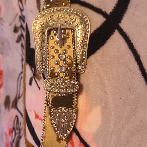 Rhinestone western belt - Picture 6 of 12